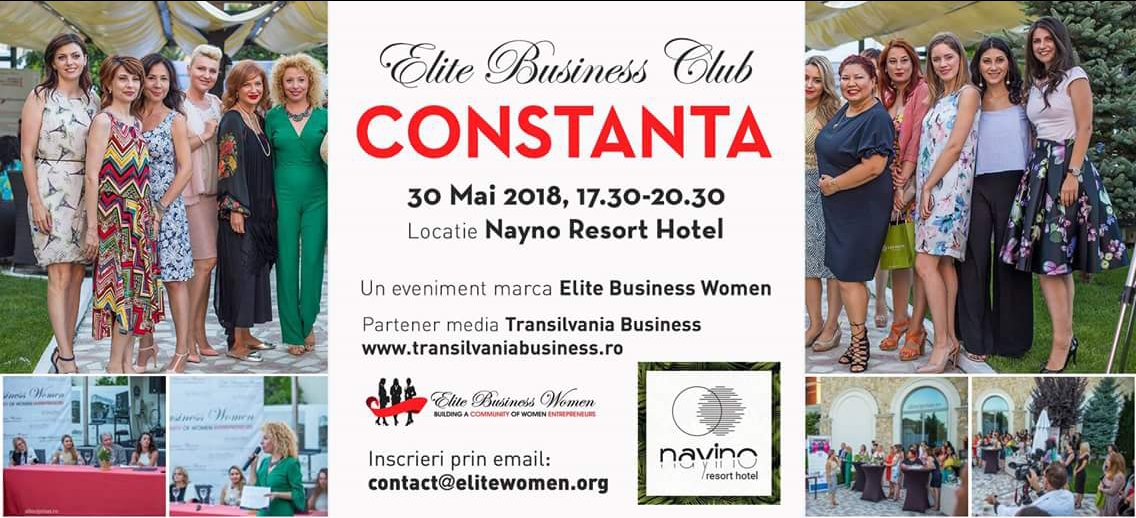 Elite Business Club Constanța organizează un nou eveniment marca Elite Business Women